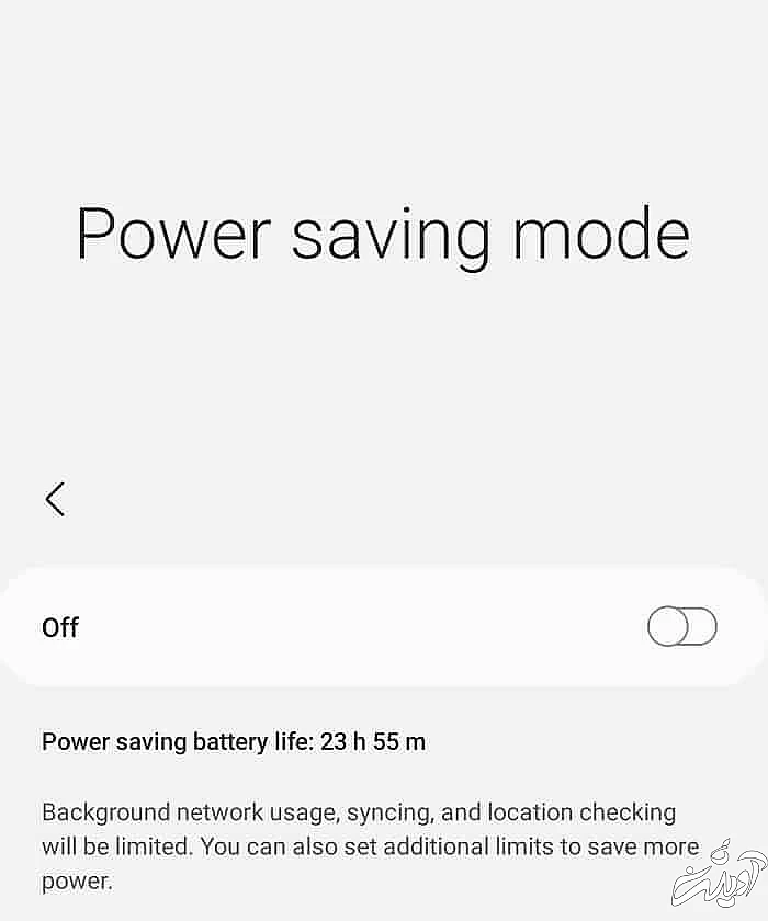 روشن بودن حالت ذخیره نیرو دلیلی بر کند شدن گوشی حالت ذخیره نیرو